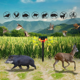 Outdoor Solar Bird Deterrent | High-Decibel Motion-Activated Repeller | Effective Property Protection 0