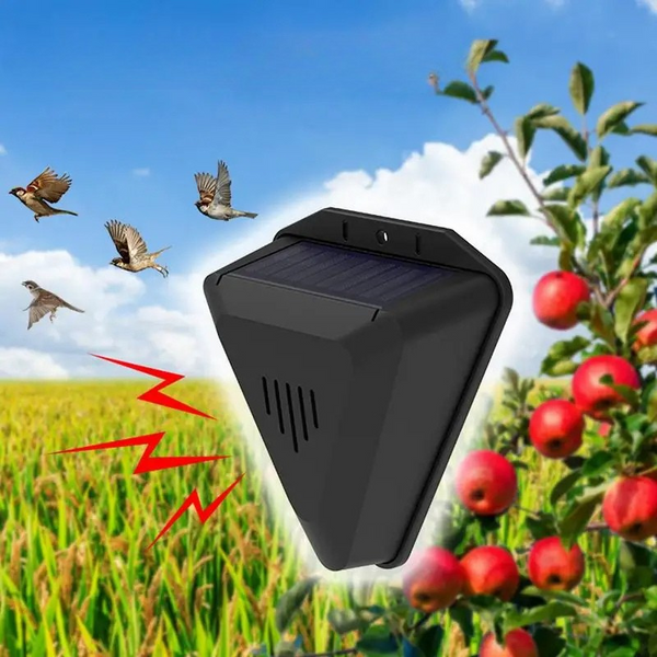 Outdoor Solar Bird Repeller | Eco-Friendly Sound Deterrent for Gardens 0