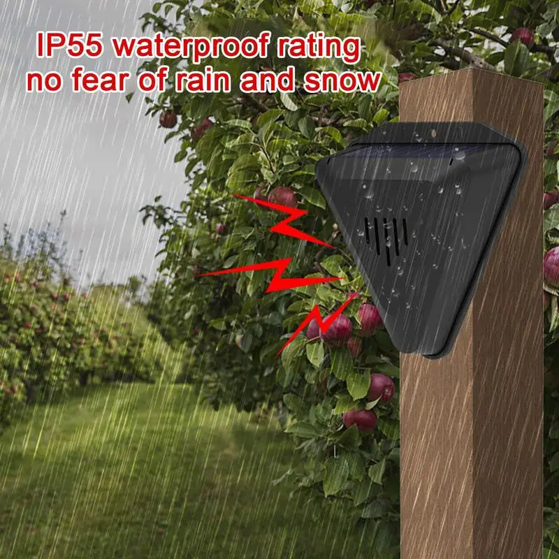 Outdoor Solar Bird Repeller | Eco-Friendly Sound Deterrent for Gardens 1