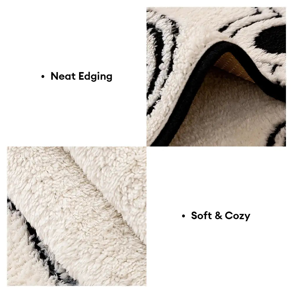Paw Print Soft Polar Fleece Sofa Protector Non-slip Waterproof Couch Cover