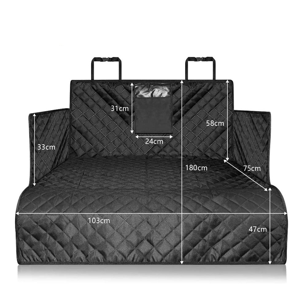 Pet Accessory | Durable Waterproof Dog Trunk Seat Cover | Non-Slip Cargo Protector 1