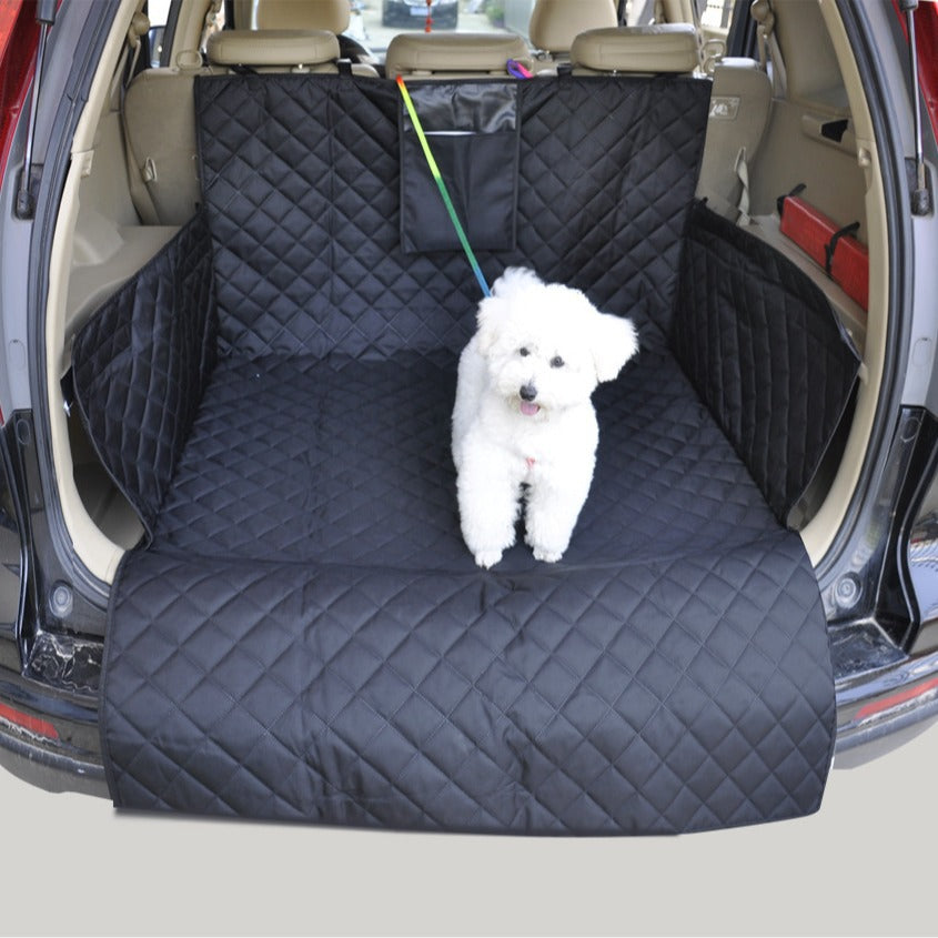 Pet Accessory | Durable Waterproof Dog Trunk Seat Cover | Non-Slip Cargo Protector 2