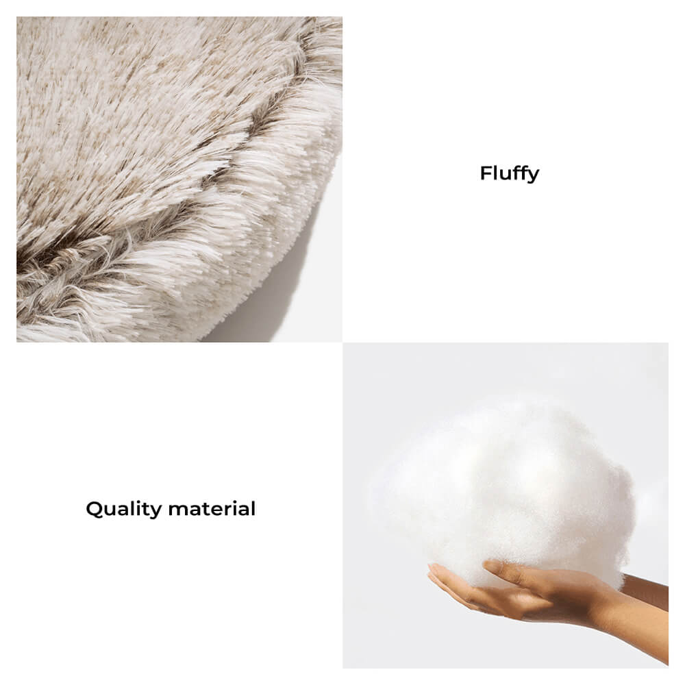Pet Bed | Cozy Plush Semi-Enclosed Nest Bed | Calming Warmth for Dogs and Cats 3