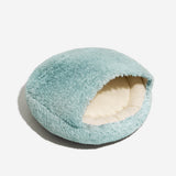 Pet Bed | Cozy Plush Semi-Enclosed Nest Bed | Calming Warmth for Dogs and Cats 7