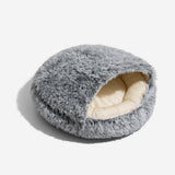 Pet Bed | Cozy Plush Semi-Enclosed Nest Bed | Calming Warmth for Dogs and Cats 8