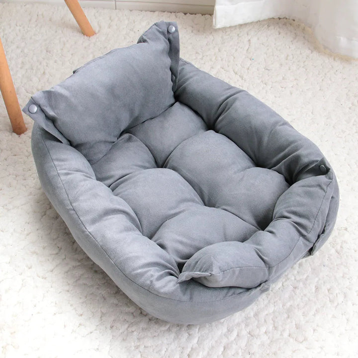 Pet Bed | Soft Cotton 3-in-1 Sofa Mat | Cozy Versatile Design for Dogs and Cats 0