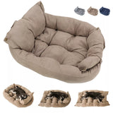 Pet Bed | Soft Cotton 3-in-1 Sofa Mat | Cozy Versatile Design for Dogs and Cats 2