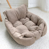 Pet Bed | Soft Cotton 3-in-1 Sofa Mat | Cozy Versatile Design for Dogs and Cats 7