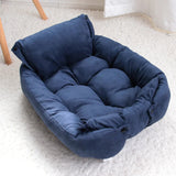 Pet Bed | Soft Cotton 3-in-1 Sofa Mat | Cozy Versatile Design for Dogs and Cats 8