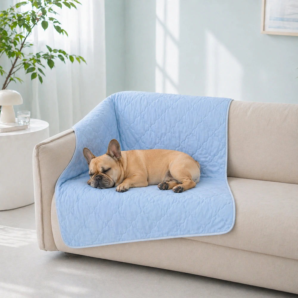 Pet Blanket | Cooling Fabric Summer Blanket | Soft Double-Sided Cozy Pet Comfort 10