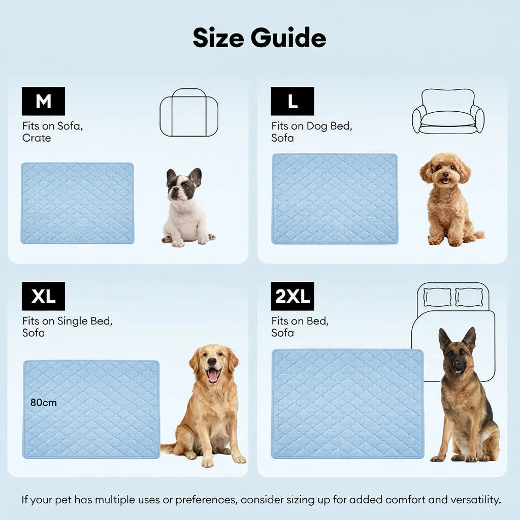 Pet Blanket | Cooling Fabric Summer Blanket | Soft Double-Sided Cozy Pet Comfort 8