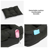 Pet Booster Seat | Portable Cotton Dog Car Bed | Comfortable Travel Accessory 8