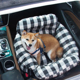 Pet Booster Seat | Portable Cotton Dog Car Bed | Comfortable Travel Accessory 9