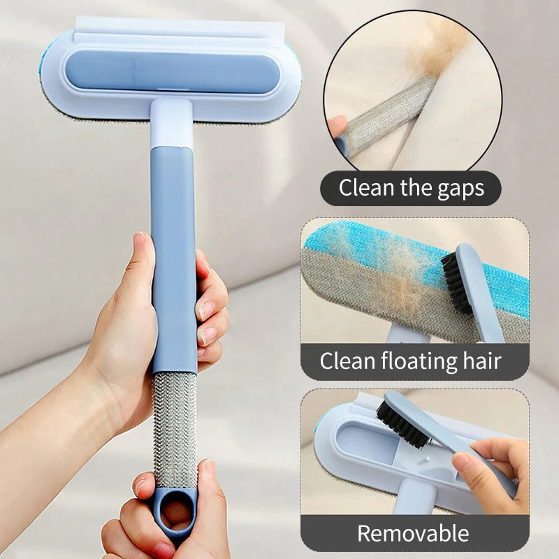 Pet Brush | Manual Hair Remover Tool | Versatile & Lightweight Cleaning Brush for Cats and Dogs 3