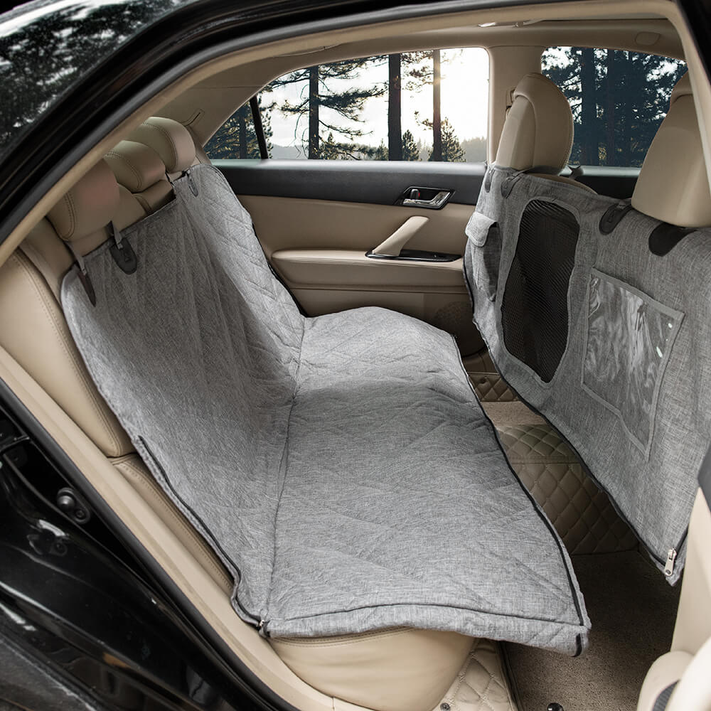 Pet Car Seat Cover | Waterproof Oxford Fabric | Scratch Resistant | Comfortable and Multifunctional 4