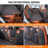 Pet Car Seat Extender | Durable Hard Bottom Dog Travel Accessory | Adjustable Support 4