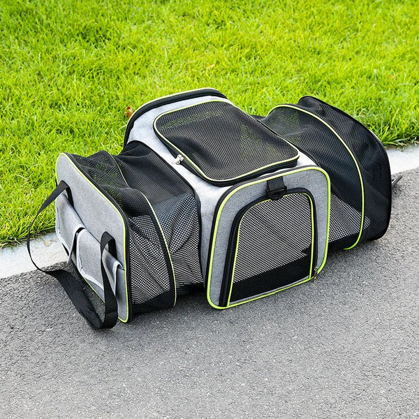 Pet Carrier Bag | Durable Lightweight Foldable Dog Carrier | Compact Travel Solution for Small Pets 0
