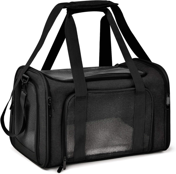 Pet Carrier Bag for Small Medium Dogs and Cats | Airline-Approved Travel Carrier 0