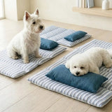 Pet Cooling Ice Silk Dog Mat | Soft Non-Slip Pillow Bed 1