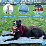 Pet Cooling Mat | Premium Cooling Silk Dog Cooling Bed | Lightweight Portable Mat for Instant Relief 1
