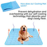 Pet Cooling Mat | Premium Cooling Silk Dog Cooling Bed | Lightweight Portable Mat for Instant Relief 2