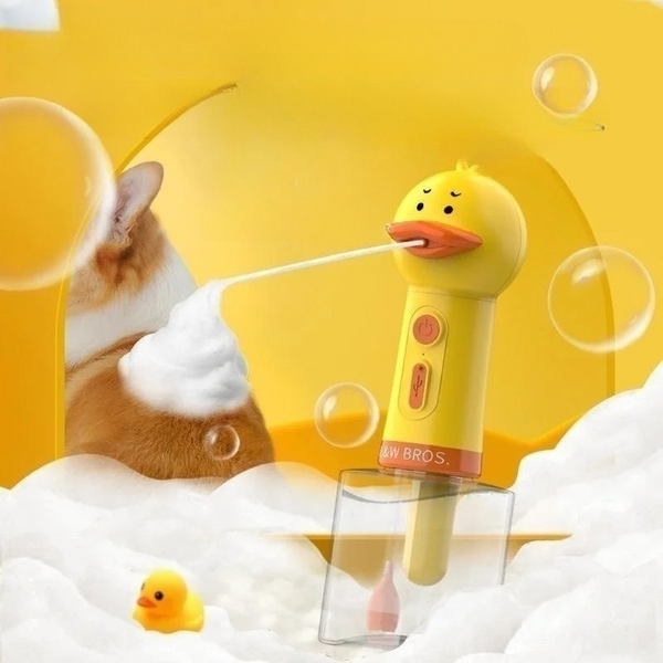 Pet Foaming Shampoo Dispenser | Rechargeable Waterproof Bathing Tool 0