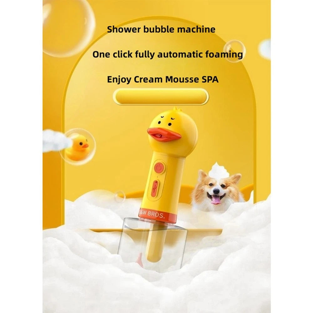 Pet Foaming Shampoo Dispenser | Rechargeable Waterproof Bathing Tool 2