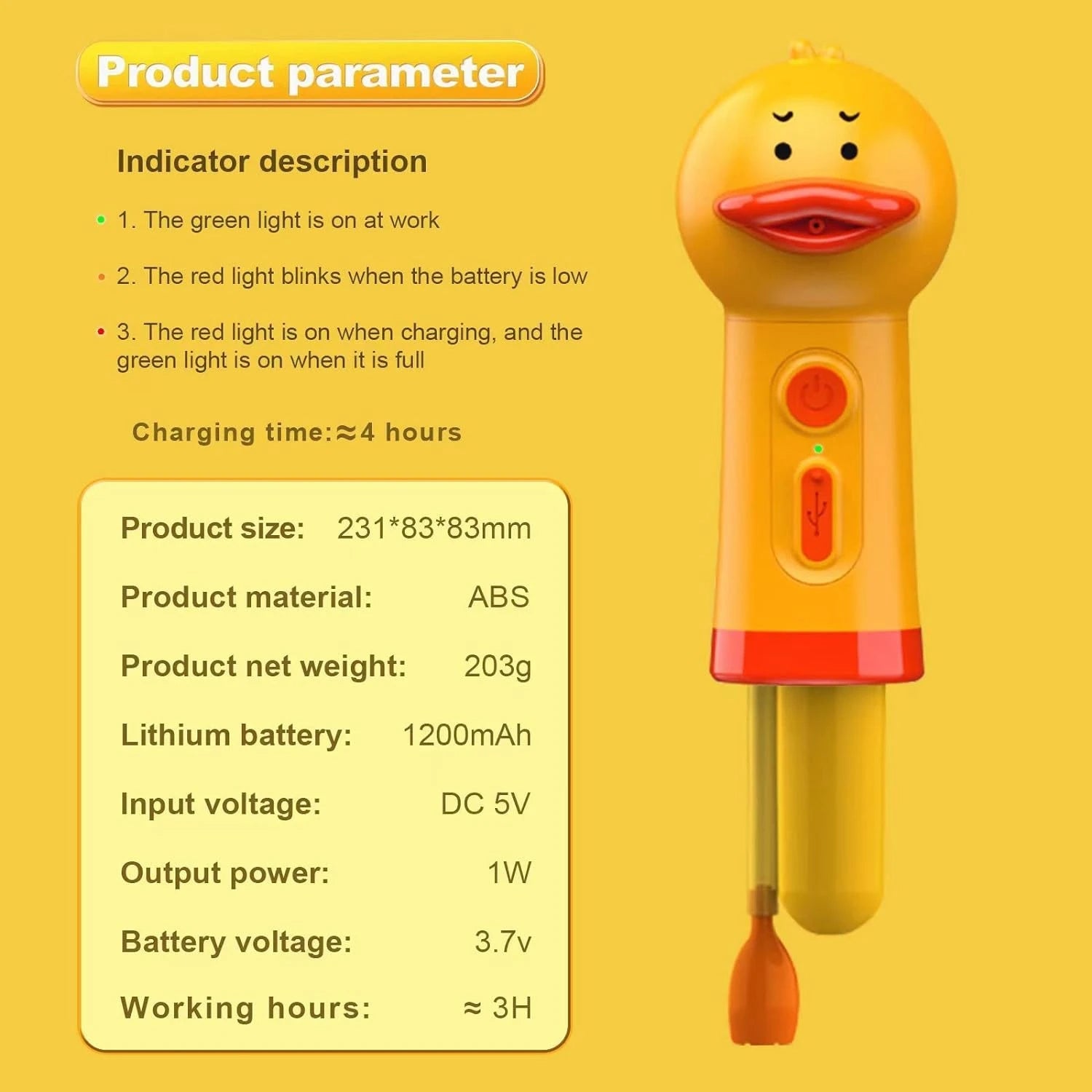 Pet Foaming Shampoo Dispenser | Rechargeable Waterproof Bathing Tool 3