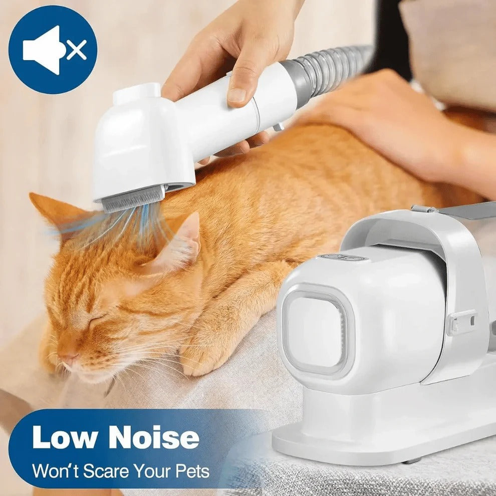 Pet Grooming Supplies | Low-Noise Grooming Vacuum Kit | Efficient Clippers and Brush Set 2