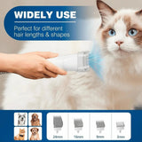 Pet Grooming Supplies | Low-Noise Grooming Vacuum Kit | Efficient Clippers and Brush Set 4