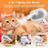 Pet Grooming Tool | Innovative Steam Brush for Cats and Dogs | Gentle and Durable 1