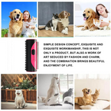 Pet Grooming Tool | Stainless Steel Deshedding Brush | Efficient Hair Remover 1