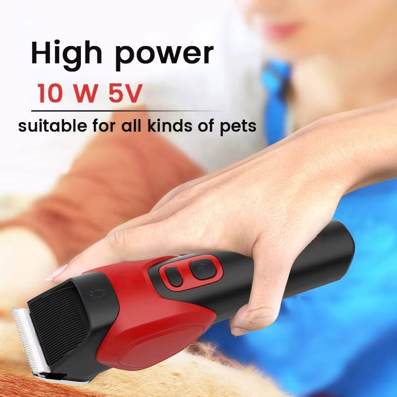 Pet Grooming Tool | Titanium Ceramic Blade Clipper | Ultra Quiet & Efficient 1