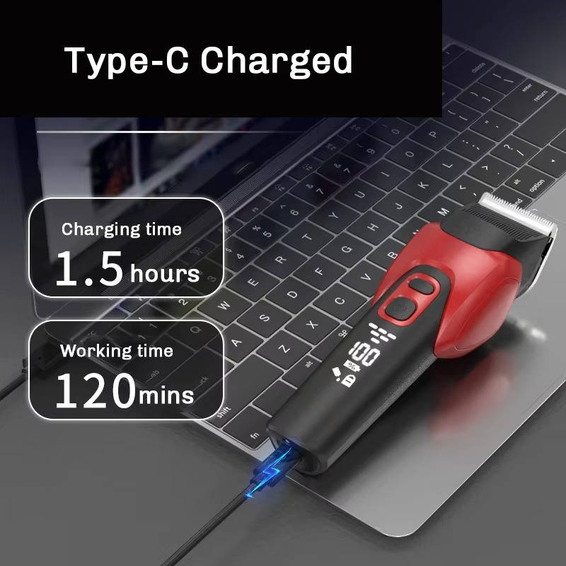 Pet Grooming Tool | Titanium Ceramic Blade Clipper | Ultra Quiet & Efficient 3