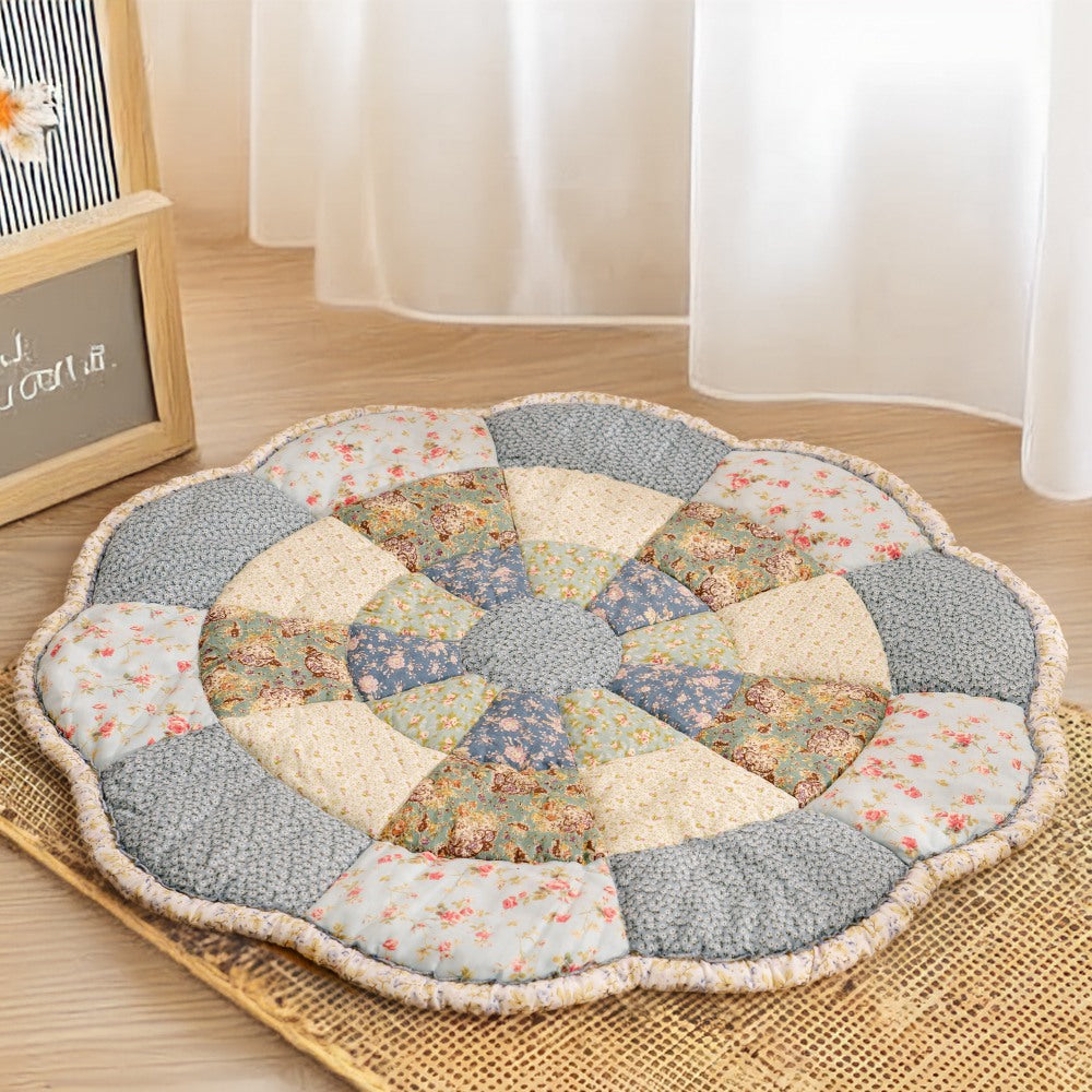 Pet Mat | Soft Quilted Floral Design | Chic and Durable 2