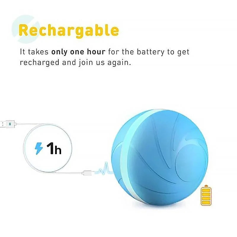 Pet Motion Toy | Interactive Rechargeable Ball for Dogs and Cats | Intelligent Entertainment 6