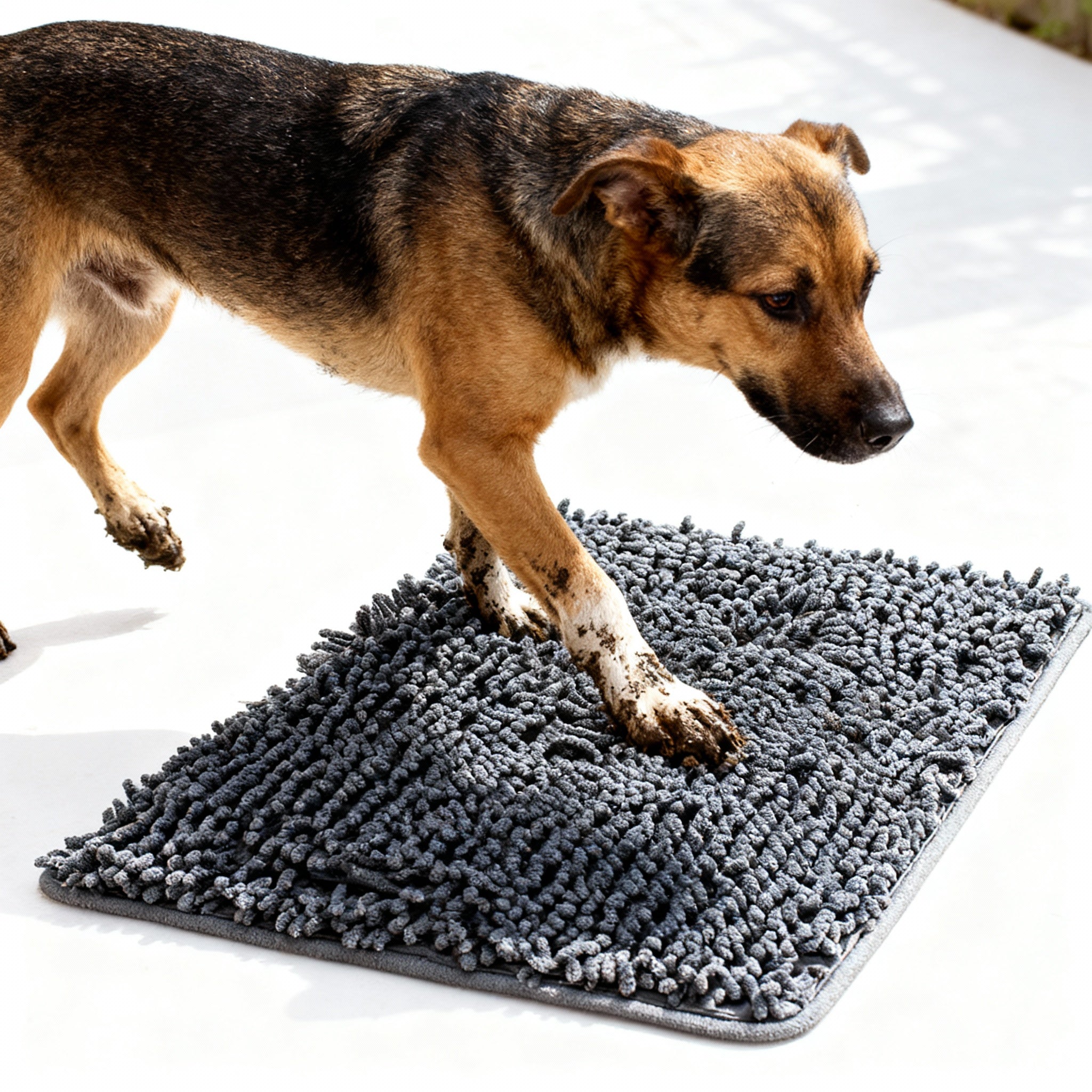 Pet Mud Mat | Ultra-Absorbent Chenille Doormat | Quick-Dry Non-Slip Design 3