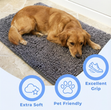 Pet Mud Mat | Ultra-Absorbent Chenille Doormat | Quick-Dry Non-Slip Design 5