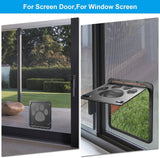 Pet Screen Door | Durable ABS Plastic Flap with Magnetic Closure | Easy Install 1
