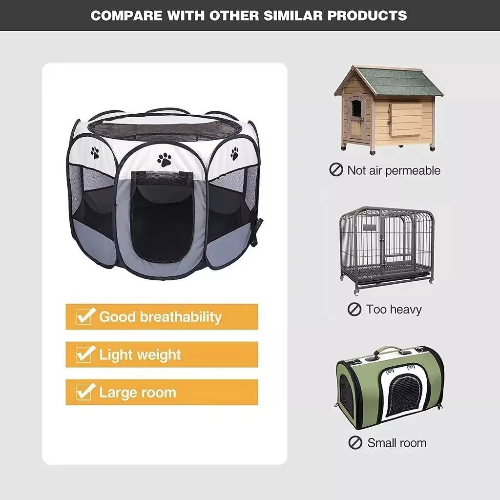 Pet Tent for Cats and Small Dogs | Versatile Indoor Outdoor Play Space 1