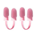 Pet Toothbrush Set | Soft Silicone Finger Toothbrush for Dogs and Cats | Dual Brush Dental Care