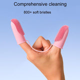 Pet Toothbrush Set | Soft Silicone Finger Toothbrush for Dogs and Cats | Dual Brush Dental Care 6