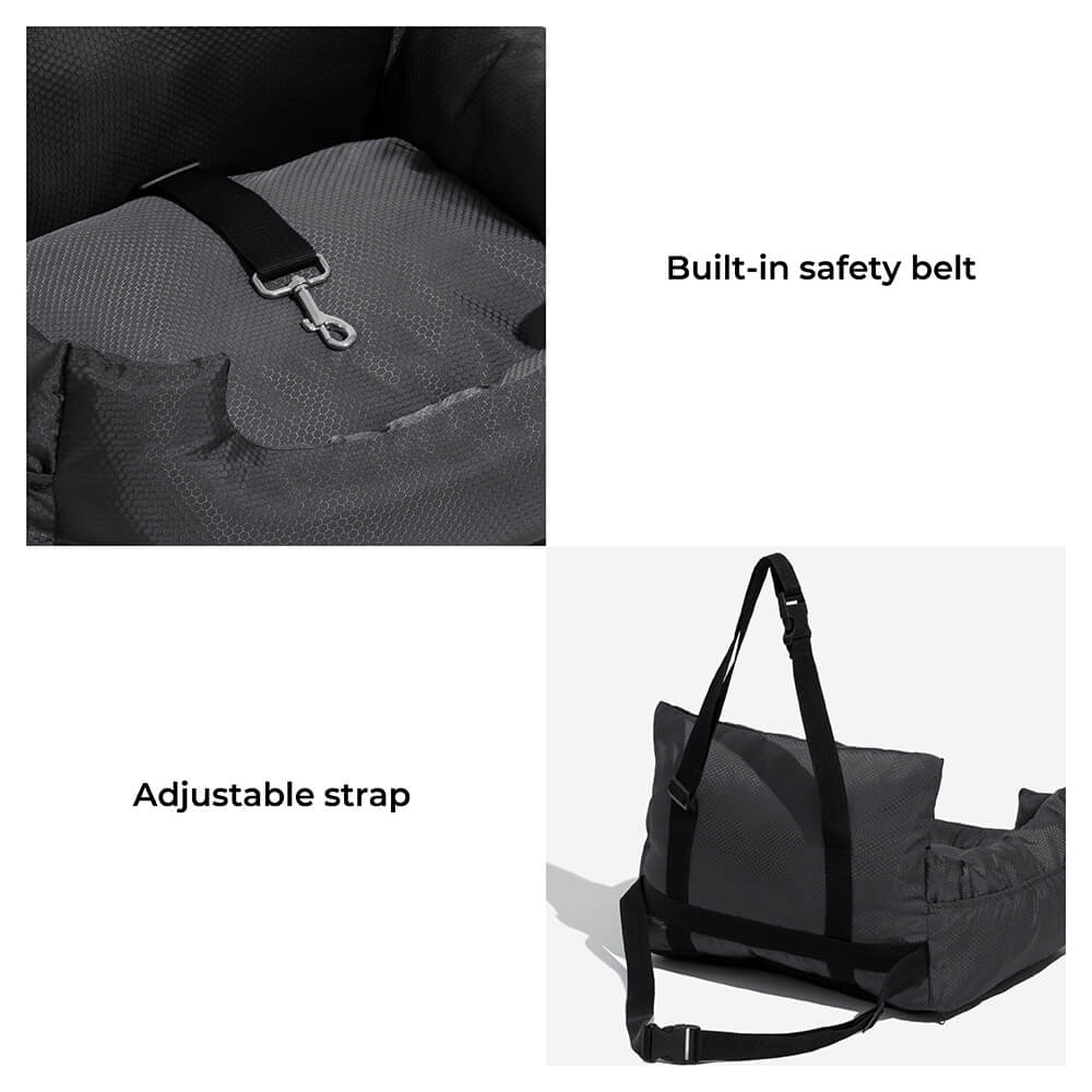 Pet Travel Car Seat | Waterproof Oxford Fabric Dog Bed | Comfortable and Secure Design 6