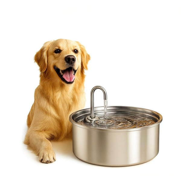 Pet Water Fountain | Stainless Steel Cat Drinking Fountain | Large Capacity Quiet Operation 0