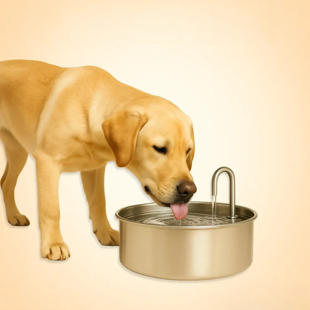Pet Water Fountain | Stainless Steel Cat Drinking Fountain | Large Capacity Quiet Operation 1