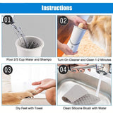 Pet's Automatic Paw Cleaner | High-Quality Silicone Bristle Wash Device 3