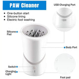 Pet's Automatic Paw Cleaner | High-Quality Silicone Bristle Wash Device 7