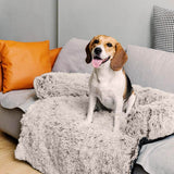 Pet's Calming Faux Fur Dog Bed | Comfortable Removable Washable Protector 1