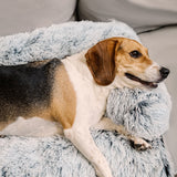 Pet's Calming Faux Fur Dog Bed | Comfortable Removable Washable Protector 3