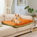 Pet's Calming Faux Leather Dog Mat | Water-Repellent Dual-Sided Comfort 1